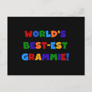 Carte Postale Cadeaux du Meilleur-est Grammie du monde lumineux