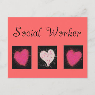Carte Postale Cadeaux d'un travailleur social