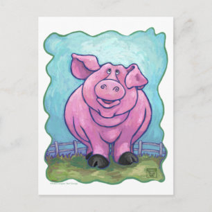 Carte Postale Cadeaux et accessoires de cochon