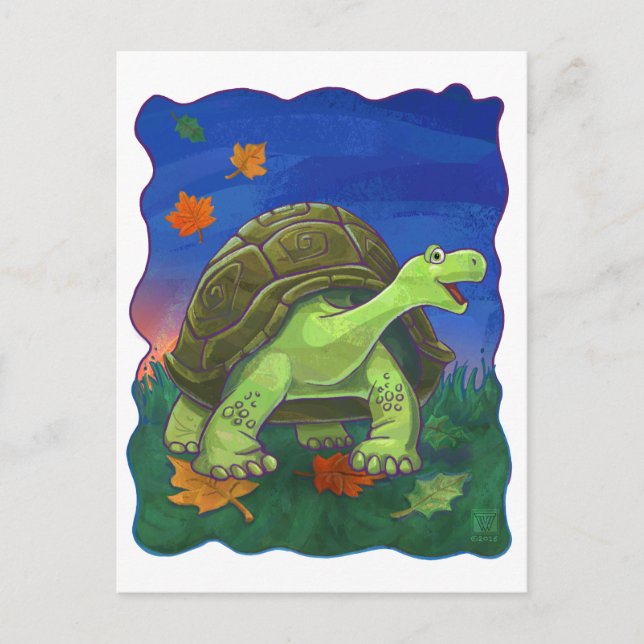 Carte Postale Cadeaux et accessoires de tortue (Devant)