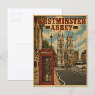 Carte Postale Cadeaux et souvenirs de l'abbaye de Westminster de