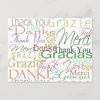 Carte Postale Cadeaux Merci