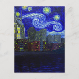 Carte Postale Cadeaux: "Nuit étoilée de Nashville" par Jack Lepp