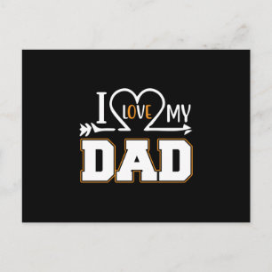 Carte Postale Cadeaux Papa   J'aime mon père