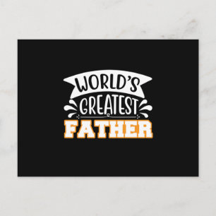 Carte Postale Cadeaux pour Papa   Meilleur Père du Monde