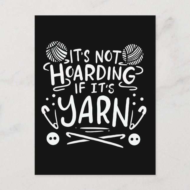 Carte Postale Cadeaux Tricots de crochettage (Devant)