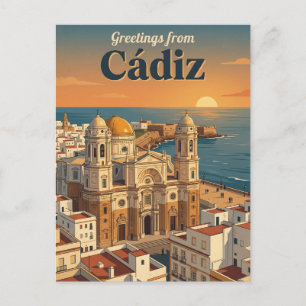Carte Postale Cadix Espagne
