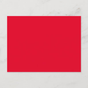 Carte Postale Cadmium Rouge couleur solide