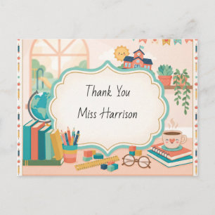 Carte Postale Cadre de classe personnalisable pour l'appréciatio