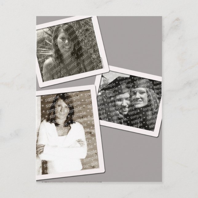 Carte Postale Cadre de photo du diplômé 3 (Devant)