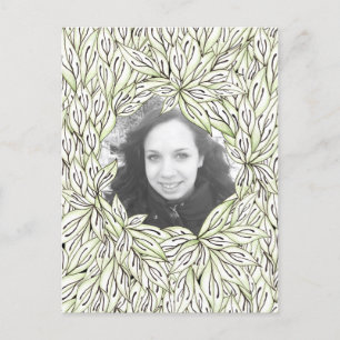 Carte Postale Cadre feuille