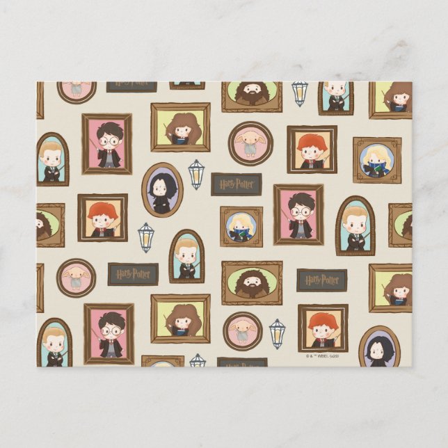 Carte Postale Cadre photo Chibi HARRY POTTER™ (Devant)