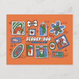 Carte Postale Cadres photo de Scooby-Doo pour Halloween