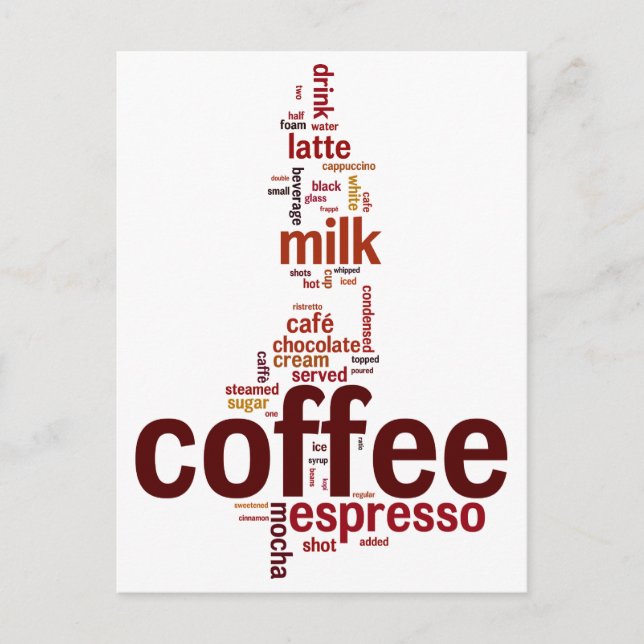 Carte Postale Café (Devant)