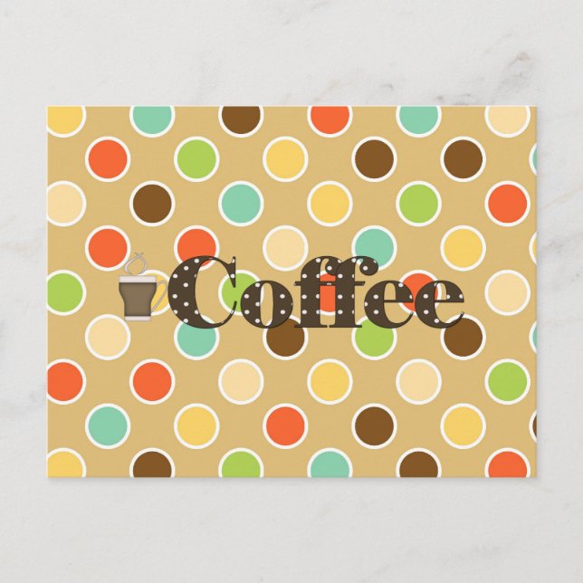 Carte Postale café (Devant)