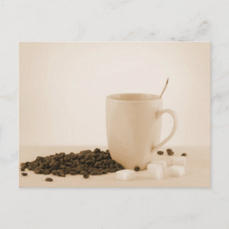 Carte postale café