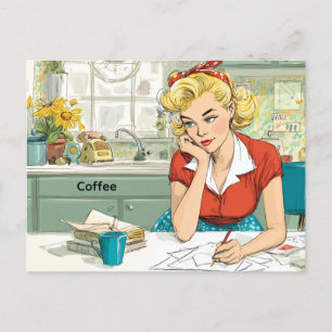 Carte Postale Café