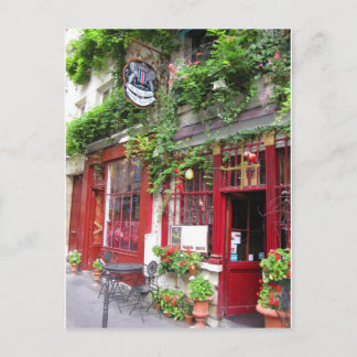 Carte Postale Café à Paris