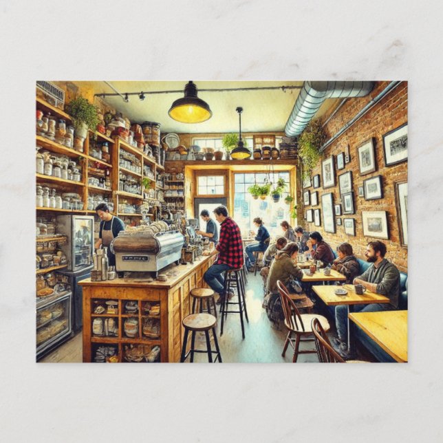 Carte Postale Café à Vancouver Mug (Devant)