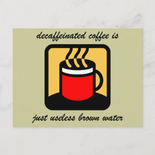 Carte Postale Café amusant