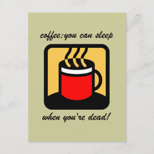 Carte Postale Café amusant