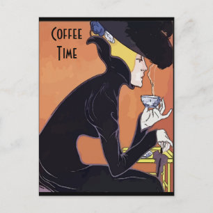 Carte Postale Cafe Aulait, Quartier Français