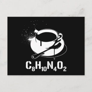 Carte Postale Café C8H10N4O2