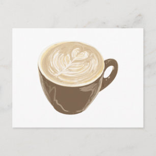 Carte Postale café coeur