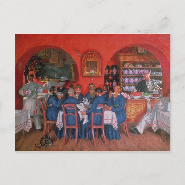 Carte Postale Café de Moscou, 1916 (Devant)