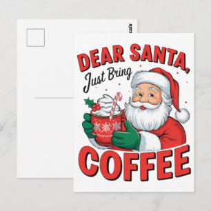 Carte Postale Café de Noël 2025 : Goûtez la Saison