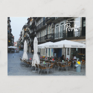Carte Postale Café du matin à Porto - Le vrai Portugal