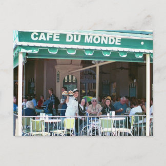 Carte Postale Café et beignets de la Nouvelle-Orléans