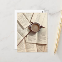 Café et livres Esthétique Académie Légère