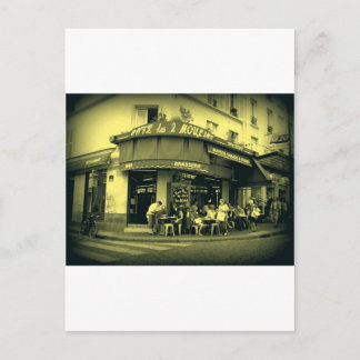 Carte Postale Café Le Deux Moulain
