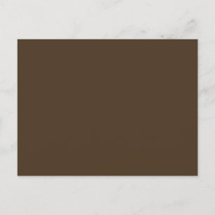 Carte Postale Café Noir couleur solide