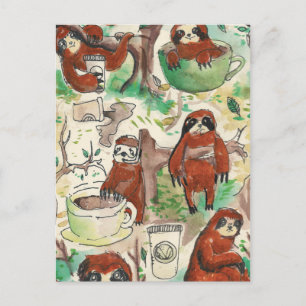 Carte Postale café parfumé