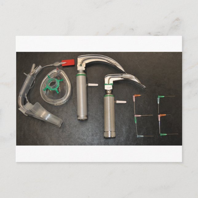 CARTE POSTALE CAFÉ POUR ANESTHÉTISTES (Devant)