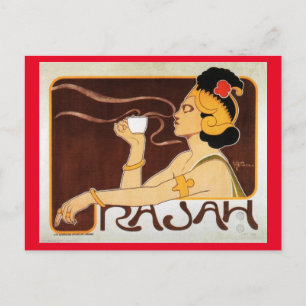 Carte Postale Café, Publicité Vintage