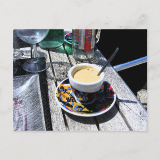 Carte Postale Café sur Normandy Beach