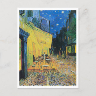 Carte Postale Café Terrasse à la nuit par Vincent Van Gogh