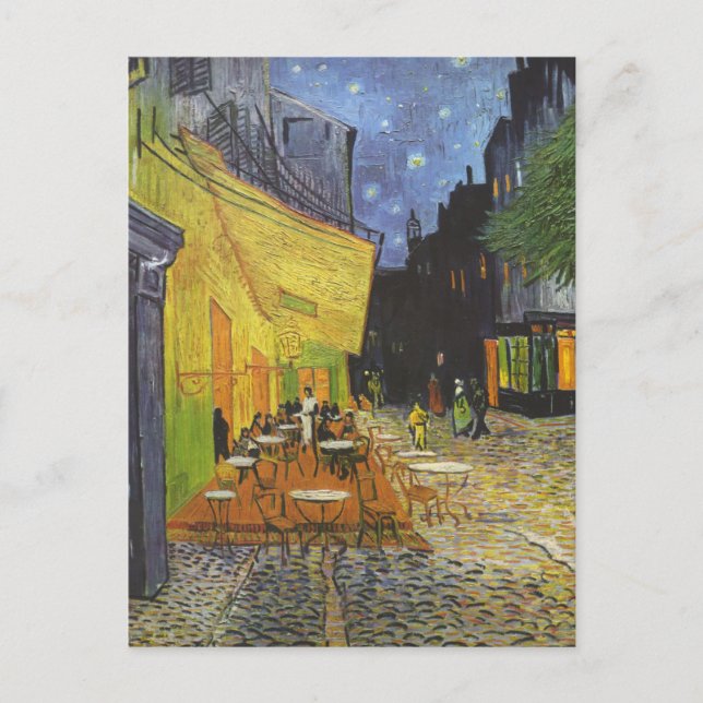 Carte Postale Café terrasse de Van Gogh (Devant)