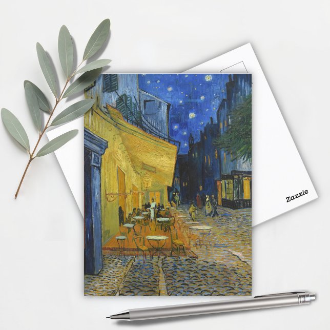 Carte Postale Café Terrasse par Vincent Van Gogh (Créateur téléchargé)