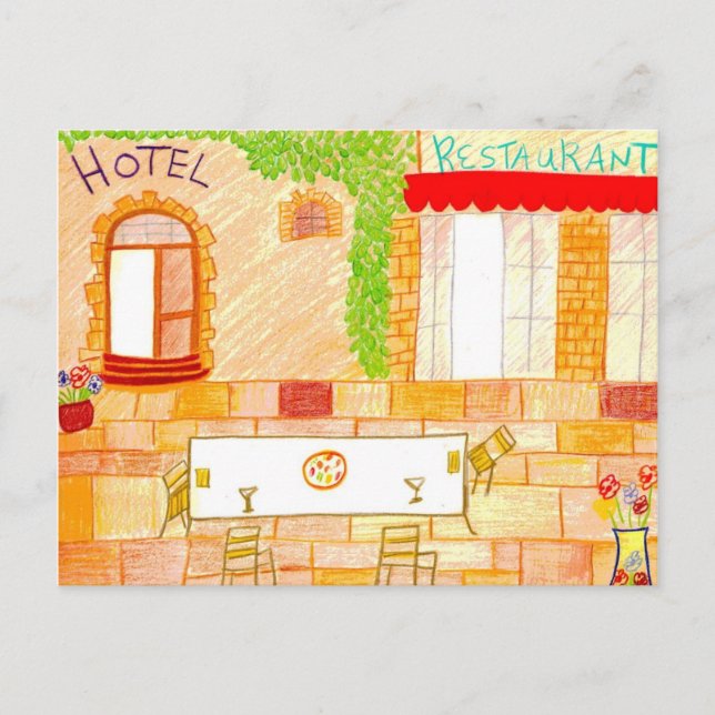 Carte Postale Café toscan (Devant)