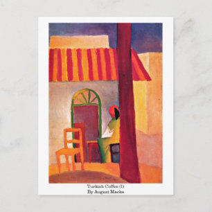 Carte Postale Café Turc (I) D'Août Macke