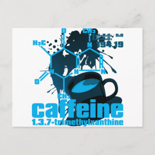 Carte Postale Caféine