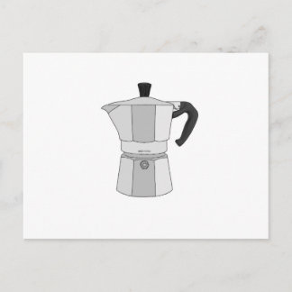 Carte Postale Cafetière Moka