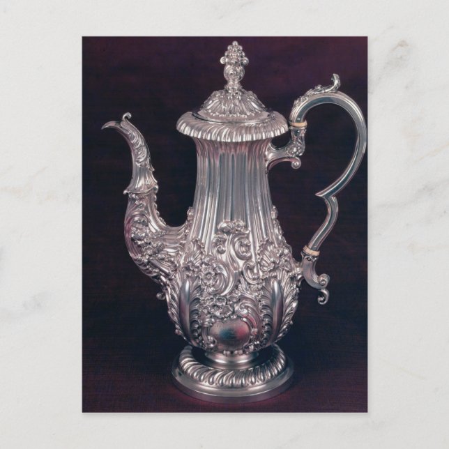 Carte Postale Cafetière par John Watson, Sheffield, 1818 (Devant)