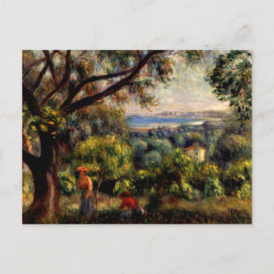 Carte Postale Cagnes Paysage peinture de Renoir,