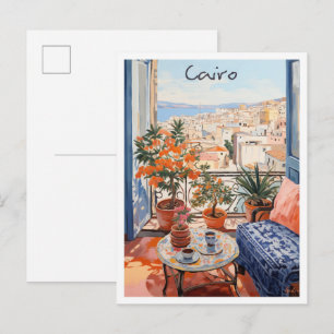 Carte Postale Caire Égypte Voyage Esthétique