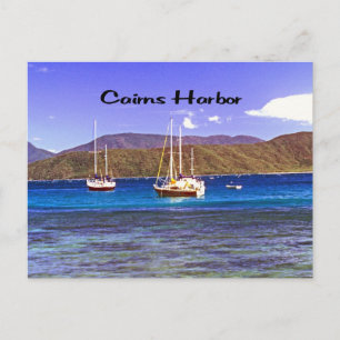Carte Postale Cairns Harbour Queensland Australie